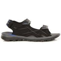 Regatta Men/'s Kota Drift/' Lightweight Hook and Loop Straps Water Friendly EVA Footbed Slip Resistant Sandals Sport, Black/Nautical, 7 UK