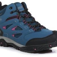 Regatta Womens Holcombe IEP Waterproof Walking Boots - Blue Morrocan Pink