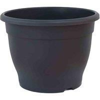Patio pots for Plants Dark Grey Made of durable garden plastic 32cm Planter by Thompson and Morgan (1)