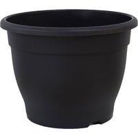 Patio pots for Plants Dark Grey Made of durable garden plastic 32cm Planter by Thompson and Morgan (3)