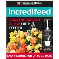 IncrediFeed Hanging Basket & Tub Drip Feeder Quick, Easy to Use for Better Healthy Plant Growth Greener Leaves More Flowers, 1 x 30ml Bottle by Thompson and Morgan (1)