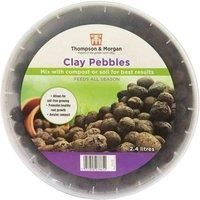 T&M Grow Media Clay Pebbles Soil Alternative Useful Decorative 1 or 2 x 2.4L Tub