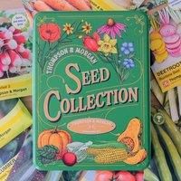 Thompson & Morgan Thompson and Morgan Green Seed Collection Tinwith 10 Vegetable Seeds