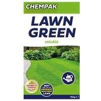 Chempak® Lawn Green Fertiliser - Rapid Greener for Small Lawns - High Nitrogen Soluble Feed for Spring - Easy Application – 2x 750g by Thompson & Morgan