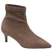 Ravel Madruga Suede Heeled Ankle Boot - Brown