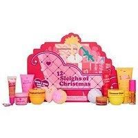 I Heart Revolution 12 Sleighs of Christmas Advent Calendar 2025, 12 Must-Have Beauty Products, Gift Set with Body Wash, Butter & Bath Treats, Vegan & Cruelty-Free