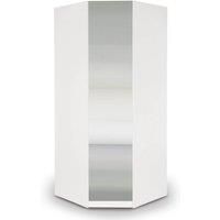 Acton Corner Wardrobe White/Silver