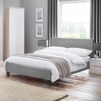 Rialto Fabric Bed Frame Grey