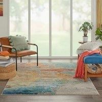 Multi Coloured Celestial Sealife Rug Multi-Coloured