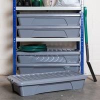 Wham Set 5 Wham Home Upcycle 35L Box & Lid Soft Grey