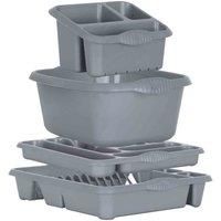 Wham Casa 4 Piece Kitchen Set Silver