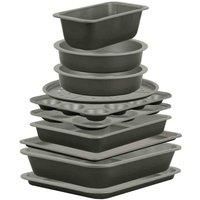 Wham Baker & Salt Large Family Bakeware Set Silver