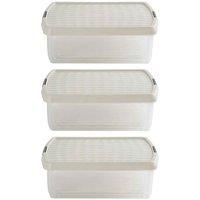 Wham Clip 10 01 13 2L Square Box & Lid Clear Stone Slate Gray