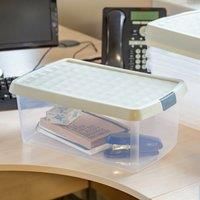 Wham Set Of 4 10.5L Clip Top Rectangular Box & Lid