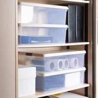 Wham Set Of 4 30L Clip Top Rectangular Box & Lid