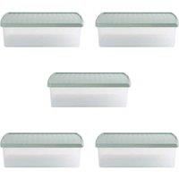 Wham Clip 13 01 30L Rectangular Box & Lid Clear Green Milieu Stone