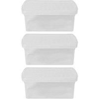 Wham Clip 6 02 10 5L Rectangular Box & Lid Clear Clear Clear