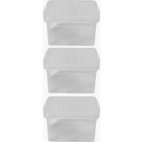 Wham Clip 9 01 9L Square Box & Lid Clear Clear Clear