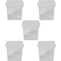 Wham Clip 9 02 14L Square Box & Lid Clear Clear Clear