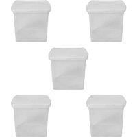 Wham Clip 10 03 37L Square Box & Lid Clear Clear Clear