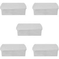 Wham Clip 13 01 30L Rectangular Box & Lid Clear Clear Clear