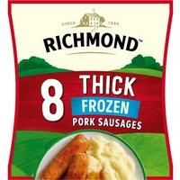 Richmond 8 Thick Pork Sausages 344g