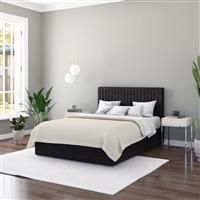 Aspire Grant Small Double End Lift Ottoman Bed - Ebony