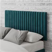 Aspire Grant Velvet Superking Headboard - Emerald Green