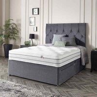 Aspire Beds 24cms Deep Supreme Comfort Cashmere Wool & Air Conditioned Aspire-Cool Touch Tufted Sleep Surface & Breathable Air Mesh Border 1000 Pocket Spring Mattress, 4ft Small Double (4ft x 6ft3)