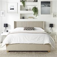 CL Soho Twill Double Ottoman Bedframe - Natural