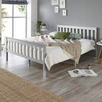 Aspire Furniture Atlantic Bed Frame In Grey - Single