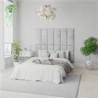 Aspire Quinn Headboard Panels 4 Packs - Crushed Silver