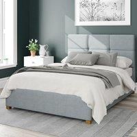 Aspire Easymount Wall Mounted Upholstered Panels Modular Diy Headboard In Yorkshire Knit Fabric Mineral (pack Of 4)