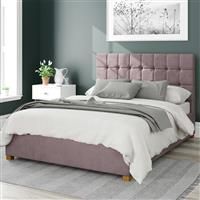 Aspire Beds Ottoman - 24 Square - Plush Velvet - Blush - 46