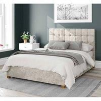 Aspire Beds Ottoman - 24 Square - Mirazzi Velvet - Pearl - 30