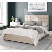 Aspire Beds Ottoman - 24 Square - Malham Weave - Cream - 30