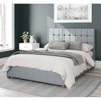 Aspire Beds Ottoman - 24 Square - Malham Weave - Sky - 46