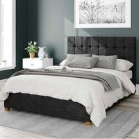 Aspire Beds Ottoman - 24 Square - Kimiyo Linen - Charcoal - 46