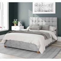 Aspire Beds Ottoman - 24 Square - Kimiyo Linen - Silver - 46