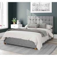 Aspire Beds Ottoman - 24 Square - Saxon Twill - Grey - 60
