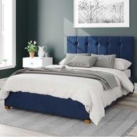 Aspire Beds Ottoman - 5 Vert Ln - Plush Velvet - Navy - 30