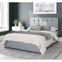 Aspire Beds Ottoman - 5 Vert Ln - Malham Weave - Sky - 30