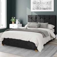 Aspire Beds Ottoman - 5 Vert Ln - Kimiyo Linen - Charcoal - 60