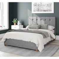 Aspire Beds Ottoman - 5 Vert Ln - Saxon Twill - Grey - 40