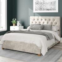 Aspire Beds Ottoman - 6 Diamond - Mirazzi Velvet - Pearl - 50