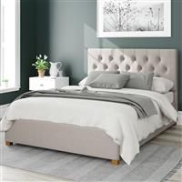 Aspire Beds Ottoman - 6 Diamond - Eire Linen - Off White - 46