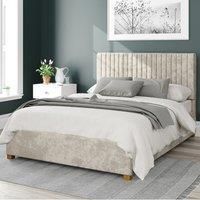 Aspire Beds Ottoman - 19 Vert Ln - Mirazzi Velvet - Pearl - 40