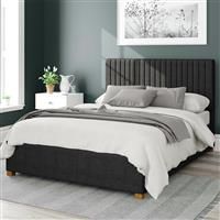 Aspire Beds Ottoman - 19 Vert Ln - Malham Weave - Ebony - 46