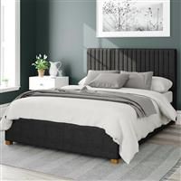 Aspire Beds Ottoman - 19 Vert Ln - Malham Weave - Ebony - 60