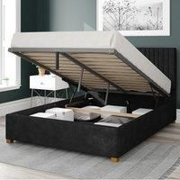 Aspire Beds Ottoman - 19 Vert Ln - Kimiyo Linen - Charcoal - 50